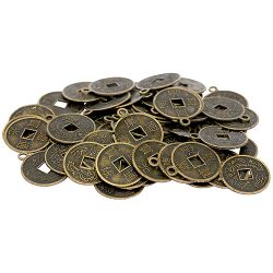 Монета бронза с ушком 1,5 см