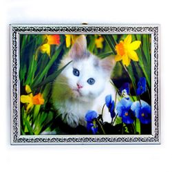 Картина голографическая "Котёнок"