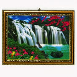 Картина голографическая "Водопад"